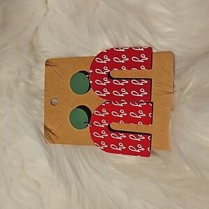 Red and Green Earrings